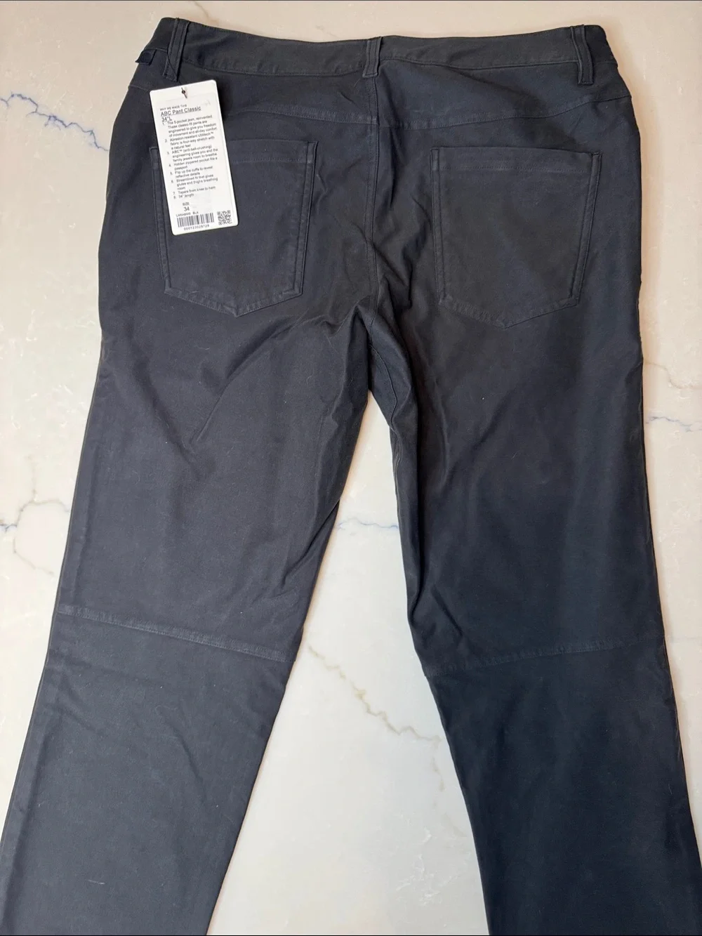 Lululemon ABC pant classic *utilitech 34x34 blk